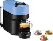 [De'Longhi] Nespresso Vertuo Pop ENV90.A, Capsule Coffee Machine, Single-Serve Pod Coffee Machine, 4 Cup Sizes, Nespresso Starter Pack, Centrifusion Technology, Smart Connectivity, Pacific Blue