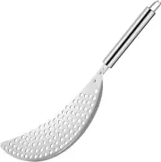 Held Crescent Drainer Pan Pot Strainer Handle Stainless Steel Hand For Spaghetti