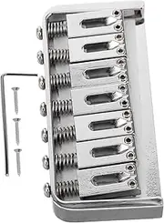 Levemolo Seven String Electric Guitar Bridge Tailpiece Kit Durable Construction for Enhanced Sound Projection Compatible with Various Models Smooth Edges for Comfortable Playing Experience