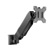 [SW03-8] Slatwall Gas Spring Monitor Arm, Effortless Monitor Height Adjustment