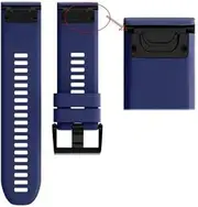 [ISOUDE] 20 22 26MM Watchband Strap for Garmin Fenix 5X 5 5S 3HR Watch Strap Quick Release Silicone Band Strap For forerunner 935 Band