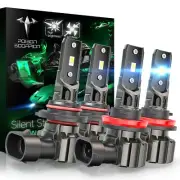 POISON SCORPION 900-5 H11 Fog Bulbs, 6500K Xenon White Fanless Wireless Light...