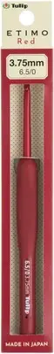 Tulip Etimo Red Crochet Hook W/ Cushion Grip-3.75mm TED-065E