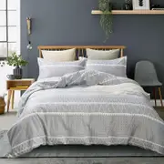 Fabric Fantastic Winslow King Size Quilt/doona/duvet Cover Set
