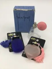Vintage HolmSpray Perfume Atomizer Bottle with Original Box + 2) Bottles