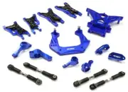 Blue CNC Machined Suspension Upgrade Kit for Traxxas 1/10 Nitro Slash 2WD