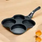 Non-stick Fried Egg Pan Rustless Divided Egg Skillet Breakfast