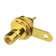 50-Pack SMB Male Bulkhead Mount Solder Terminal Connector for DAB Digital Radio