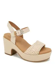 Gentle Souls by Kenneth Cole Women's Delilah Platform Block Heel Sandals