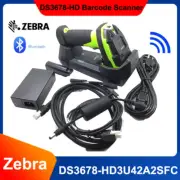 Zebra DS3678-HD3U42A2SFC Cordless Bluetooth 2D USB Barcode Scanner w/ Cradle