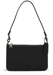 Coach Grained Leather Shoulder bag - Black ONE SIZE