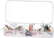 WHAMVOX Metal Fishing Lures 10pc Set Fishing Spoons Sequins Baits for Fishing Tackle Kit