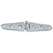 Perko 0120DP2CHR 6 Strap Hinges C/P Brass Pr