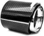 Muffler tip, Carbon Fiber Modified Exhaust TIP Muffler Tips Compatible For MINI Cooper S R55 R56 R58 R59 R60 R61 F54 F55 F56 F57 F60 Muffler Tip(Gloss)