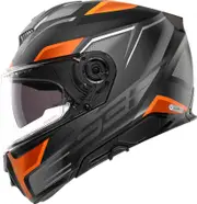 Schuberth S3 Storm, full face helmet , color: Matt Black/Orange/Grey , size: M (56/57)