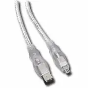 Dynex IEEE 1394 FireWire 6-Pin to 4-Pin Cable 6.5 feet (DX-FW64CAM)