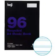 Keji A4 55gsm 8mm Music Exercise Book 96 Page