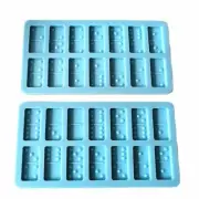 Bulk lot of 25 molds Domino Double Six silicone mold
