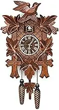 YXUANYZNB Cuckoo Clock, Carved Cuckoo Clock, Quartz Clock Cuckoo Clock, Cuckoo Clock Real Wood, Living Room Kitchen Decor Restaurant Cafe Hotel Office Decoration-Kuckuck