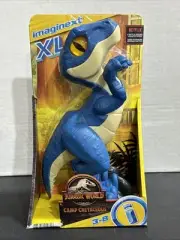 Fisher-Price Imaginext Jurassic World Blue Raptor XL Dinosaur Box Damage
