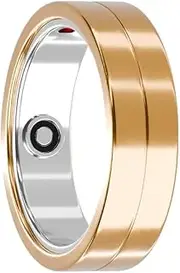 Maxcom mRing | Smart Ring | Gold Size 10 Sleep, Heart Rate and Fitness Tracking Wearable Smartring | Compatible with iOS/Android | 6 Days Battery Life