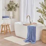 Hudson Deluxe Blue Cotton Modal Towel Range [MUSBHUDSON23DISB]