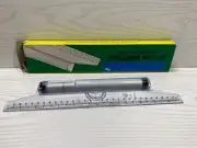 Rolling Ruler Multipurpose Balancing Scale 12" Charts Graphs 3D Vtg OG Box