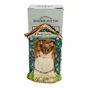 Royal Albert Beatrix Potter Miss Dormouse Figurine 1991 NEW IN BOX