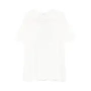 [Yohji Yamamoto] Yohji Yamamoto Short-sleeve Cotton T-shirt III NUMERIC WHITE