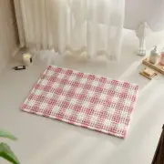 Waffle Bath Mat, Boho Bathroom Rugs Non Slip Washable Absorbent Checkered Bat...