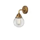 Innovations Beacon 1 Light 6" Sconce, LED, BB/Clear - 288-1W-BB-G202-6-LED