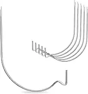 Picture Hanger Super Hook 20PCS, Heavy-Duty Steel Picture Hanger Hercules Hooks, Supports Up to 100 Pounds, No Tools Required, Leaves Small Hole, Suitable for Drywall, Wood Wall, Plaster Wall