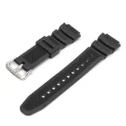 18mm Watch Strap Band For Casio SGW-300H SGW-400H SGW-300 SGW-400 Black