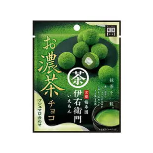 【江戶物語】 Montoile 京都 福壽園 伊右衛門抹茶棉花糖夾心可可/彈珠汽水糖錠 抹茶 日本必買 日本原裝