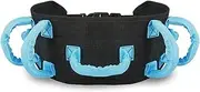 [AIMALL] 62.5cm Rehab Transfer Belt for Hemiplegic Patient Assistance, Adjustable Restraint Strap with 7 Comfort Handles for Mobility & Safety, Durable Training Device for Elderly and Disabled