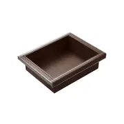 HIGOLD B Series Pull Out Wardrobe Basket - Shallow - Fits 600mm Cabinet - Natural Finish