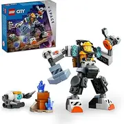 LEGO City Space Construction Mech 60428 Toy for Kids Aged 6 Plus, Fun Treat for Boys and Girls Who Love Imaginative Play, Includes a Pilot Minifigure and Robot Figure
