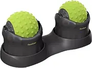 READAEER Manual Massage Roller Ball, Hot/Cold Compress Therapy, Lacrosse Massager and Therapy Tool for Physical Therapy, Myofascial Release, Muscle Relaxer, Acupoint Massage（Double Ball）