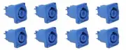 (8 PACK) PROCRAFT PC-TSC040 20A Power-In Blue Panel Mnt Mates w/ POWERCON