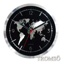 在飛比找momo購物網優惠-【TROMSO】風尚義大利金屬時鐘-世界時尚(30.5x30