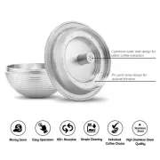 Stainless Steel Refillable Fit For Nespresso Vertuo Coffee Pod Capsules 230mlSN