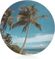 Chopping Blocks, Beach Coconut Tree Printed Chopping Block,fruit Chopping Block,thickened Chopping Block,round Chopping Block