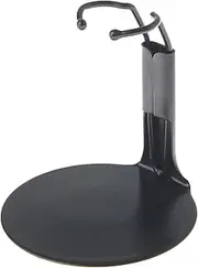 Plymor DSP-20B Black Adjustable Doll Stand, fits 3.75 and 4 inch Dolls or Action Figures, Waist adjusts from 2.5 to 3 inches Around