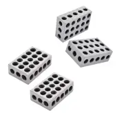 2 Matched Pair 2-4-6 Blocks 23 Holes 0.0002" Machinist 246 Jig New
