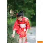 米奇 COSPLAY 日本 和服 兒童和服 日本和服浴衣女童裝5-10歲和風舞臺表演服改良和服正裝