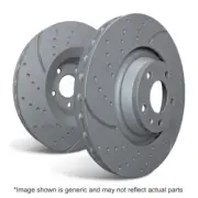 EBC Slotted and Dimpled Front Brake Rotors for 16-18 Honda Pilot Sport (for: Honda)