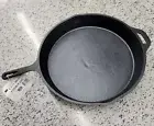 Classic Cajun Black Cast Iron Skillet 12" 1 qty