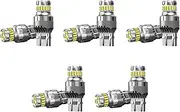 Mellisso 10Pcs Car T20 7440 W21W LED Canbus Reverse Lights 7443 LED Bulb Tail Brake Signal Lights 6000K Super Bright Lamp