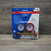 Imperial Automotive A/C Service Manifold Kit Gauge Set USA