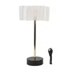 Portable LED Table Lamp With Touch Sensor Nightstand Lamp Bedside Lamp 3 Color